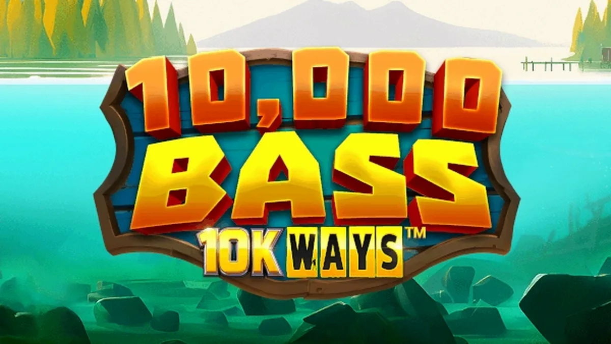 Interface do jogo 10,000 Big Bass 10K Ways em um smartphone